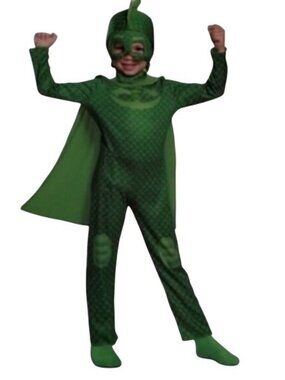 Disguise Toddler 2T  PJ Masks Gekko 4 Piece Halloween Costume New Dress Up Super